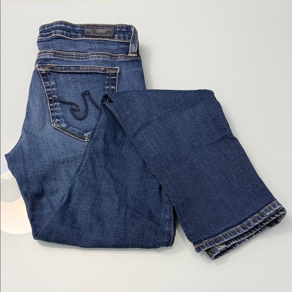 AG Stilt Cigarette Leg Low Rise Jeans